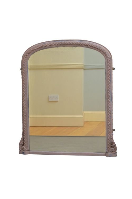 Antique Painted Pier Mirror Wall Mirror h107cm - Image 2